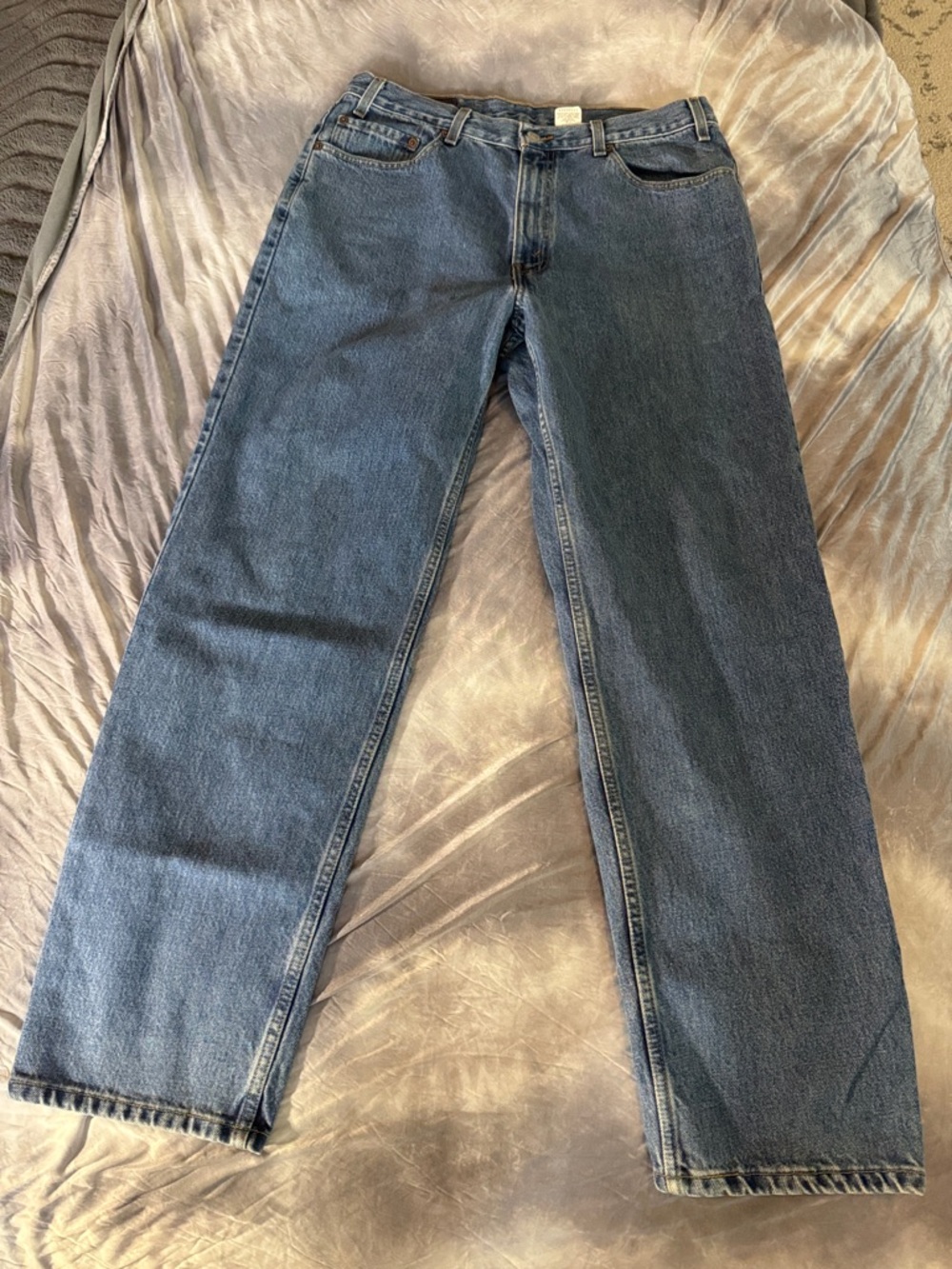 Vintage 90’s Levi's Classic Straight Dark Blue Jeans